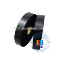 Double sided printing fabric printed black ribbon 100% polyester satin